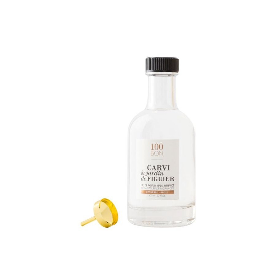 100 Bon, Carvi & Jardin de Figuier, Eau De Parfum, Unisex, Refill, 200 ml