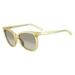 Calvin Klein, Calvin Klein, Sunglasses, 4185S/55, Pale Yellow, For Women